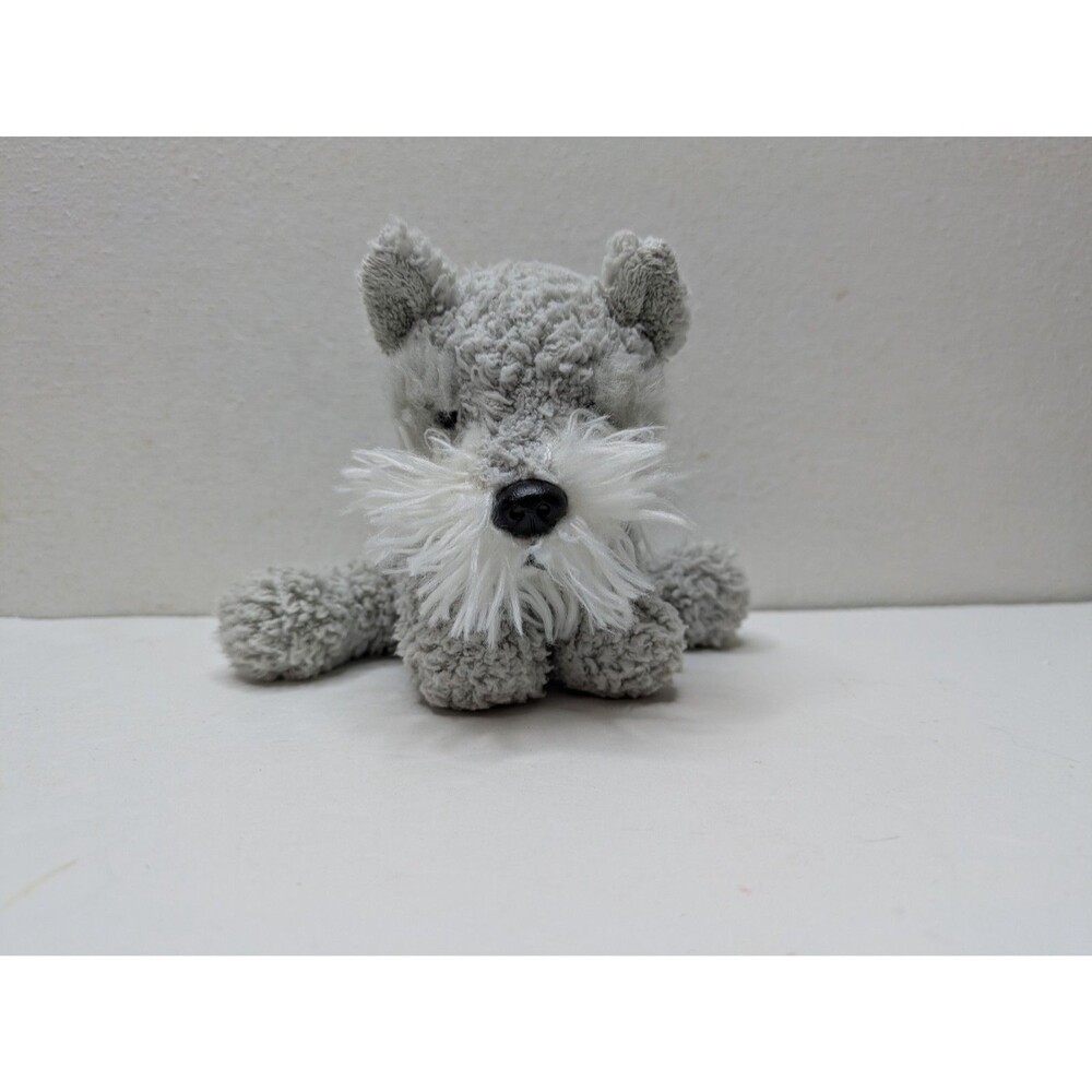 Target Gray Schnauzer Puppy Dog Mini Plush Toy Vintage 2001 Russ Berrie Beanie